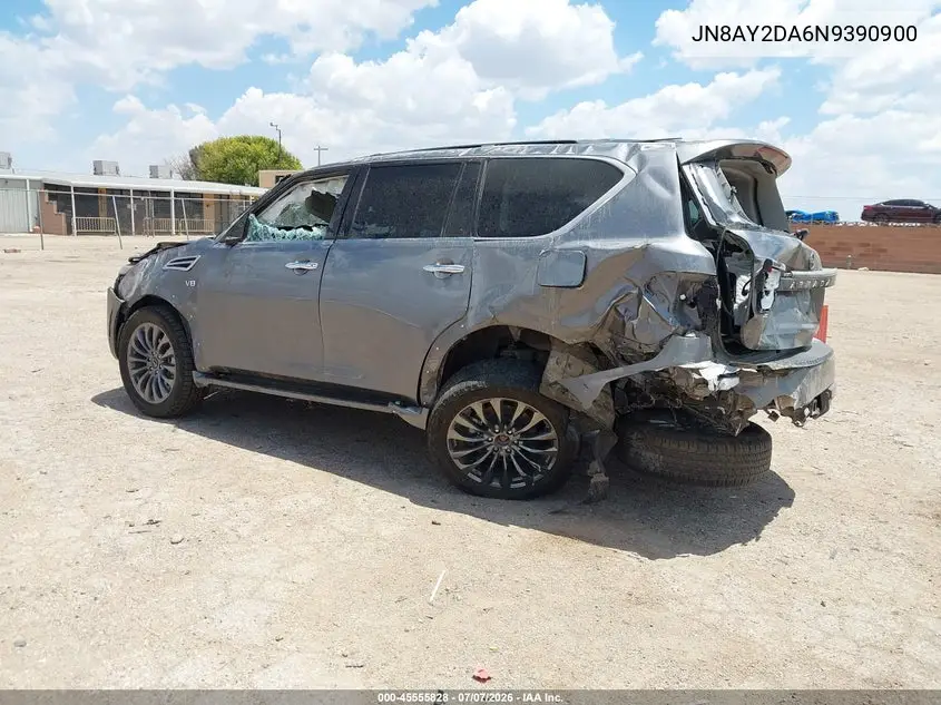 2022 Nissan Armada Platinum 2Wd VIN: JN8AY2DA6N9390900 Lot: 45555828