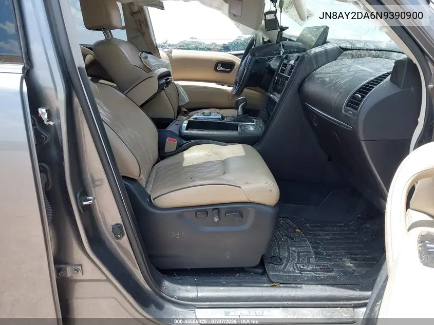 2022 Nissan Armada Platinum 2Wd VIN: JN8AY2DA6N9390900 Lot: 45555828