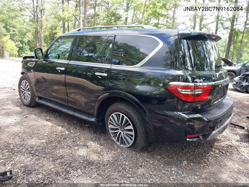 2022 Nissan Armada Sl 2Wd VIN: JN8AY2BC7N9162084 Lot: 45579998