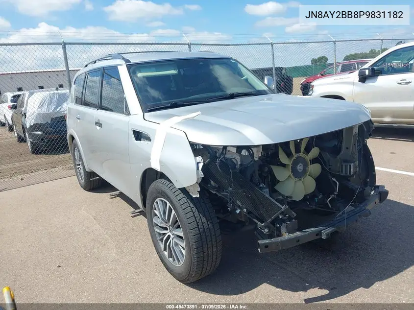 2023 Nissan Armada Sl 4Wd VIN: JN8AY2BB8P9831182 Lot: 45473891