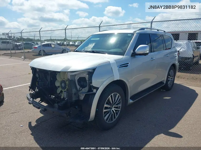 2023 Nissan Armada Sl 4Wd VIN: JN8AY2BB8P9831182 Lot: 45473891
