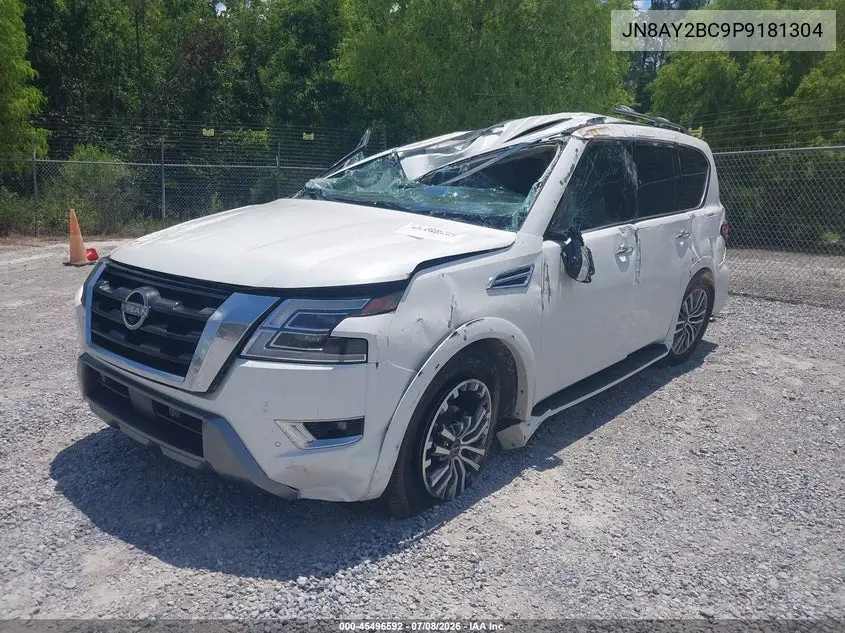 2023 Nissan Armada Sl 2Wd VIN: JN8AY2BC9P9181304 Lot: 45496592