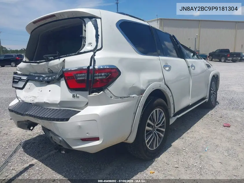 2023 Nissan Armada Sl 2Wd VIN: JN8AY2BC9P9181304 Lot: 45496592