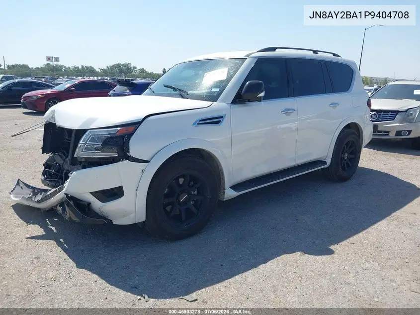 2023 Nissan Armada Sl 2Wd VIN: JN8AY2BA1P9404708 Lot: 45503278