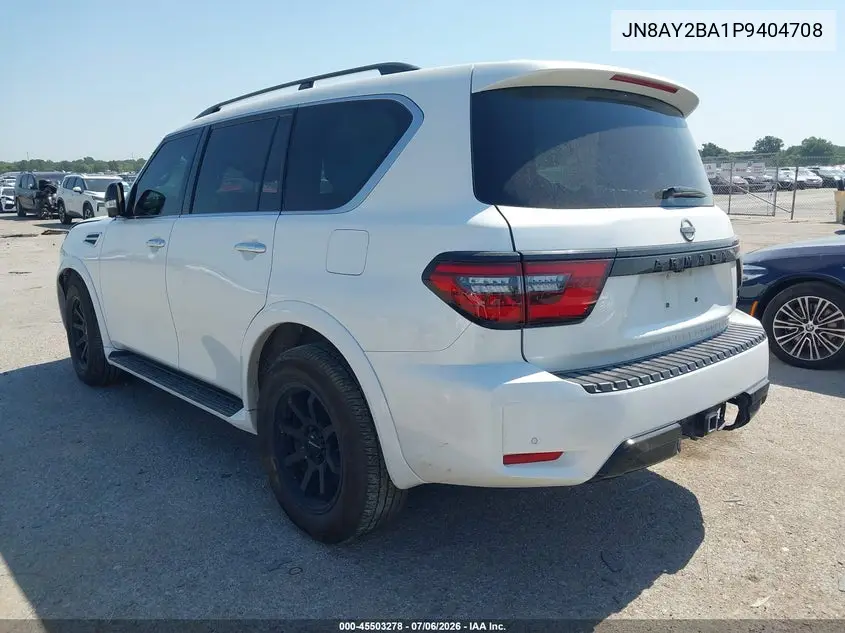 2023 Nissan Armada Sl 2Wd VIN: JN8AY2BA1P9404708 Lot: 45503278