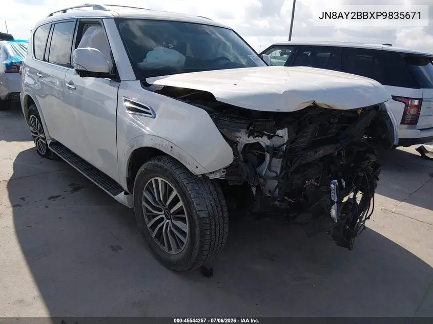 2023 Nissan Armada Sl 4Wd VIN: JN8AY2BBXP9835671 Lot: 45544257