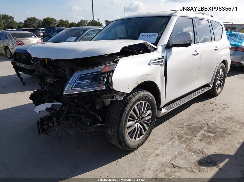 2023 Nissan Armada Sl 4Wd VIN: JN8AY2BBXP9835671 Lot: 45544257