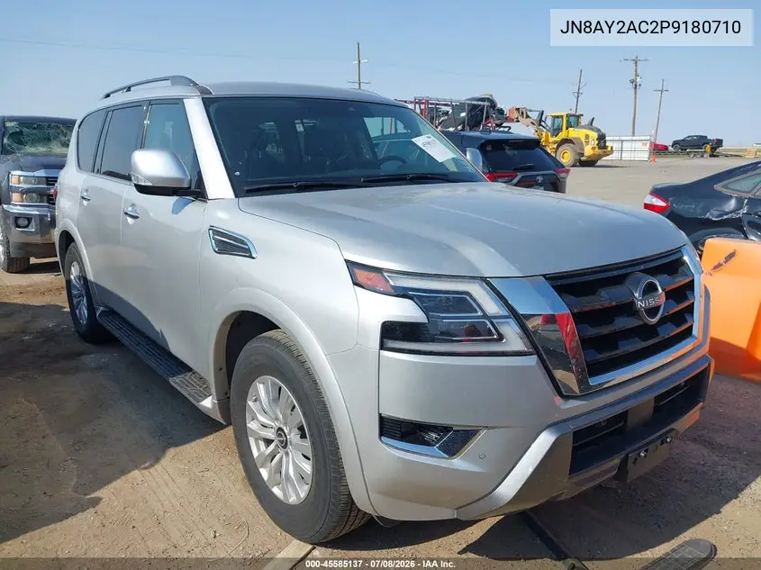 2023 Nissan Armada Sv 2Wd VIN: JN8AY2AC2P9180710 Lot: 45585137