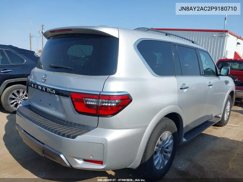 2023 Nissan Armada Sv 2Wd VIN: JN8AY2AC2P9180710 Lot: 45585137