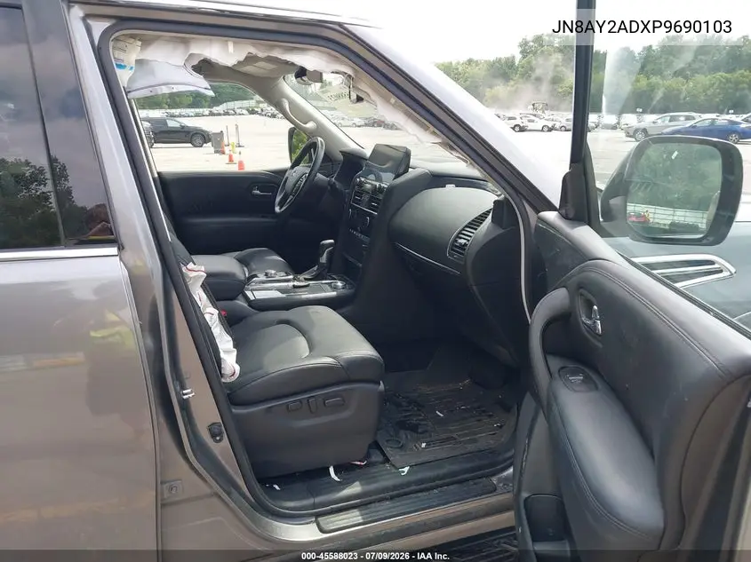 2023 Nissan Armada Sv 4Wd VIN: JN8AY2ADXP9690103 Lot: 45588023