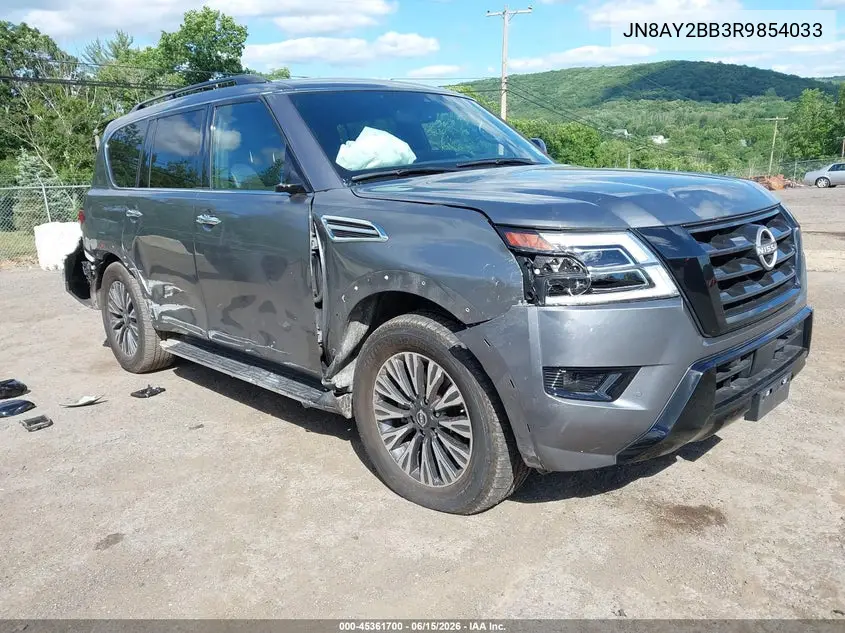 2024 Nissan Armada Sl 4Wd VIN: JN8AY2BB3R9854033 Lot: 45361700