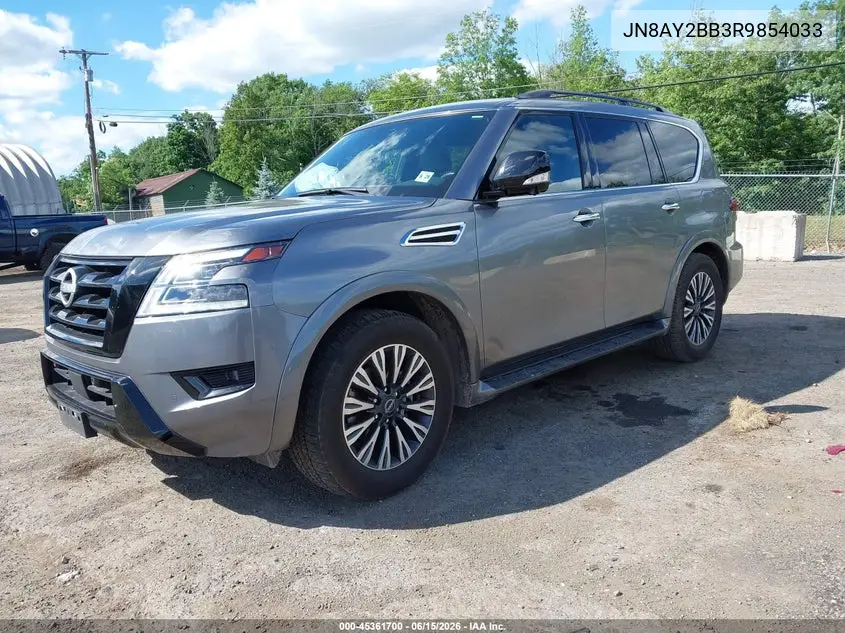 2024 Nissan Armada Sl 4Wd VIN: JN8AY2BB3R9854033 Lot: 45361700