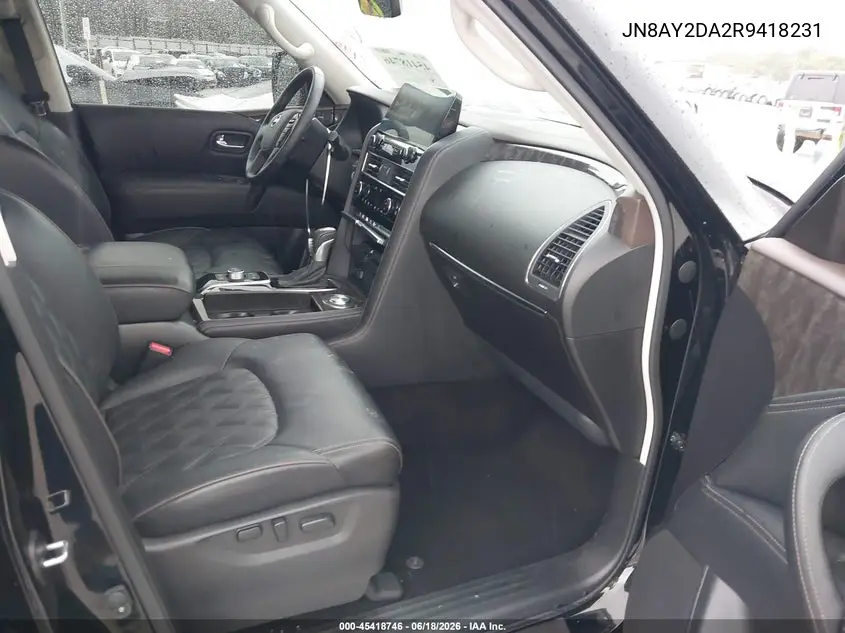 2024 Nissan Armada Platinum 2Wd VIN: JN8AY2DA2R9418231 Lot: 45418746