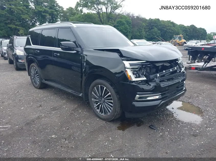 2025 Nissan Armada Platinum Reserve 4Wd VIN: JN8AY3CC0S9201680 Lot: 45566467