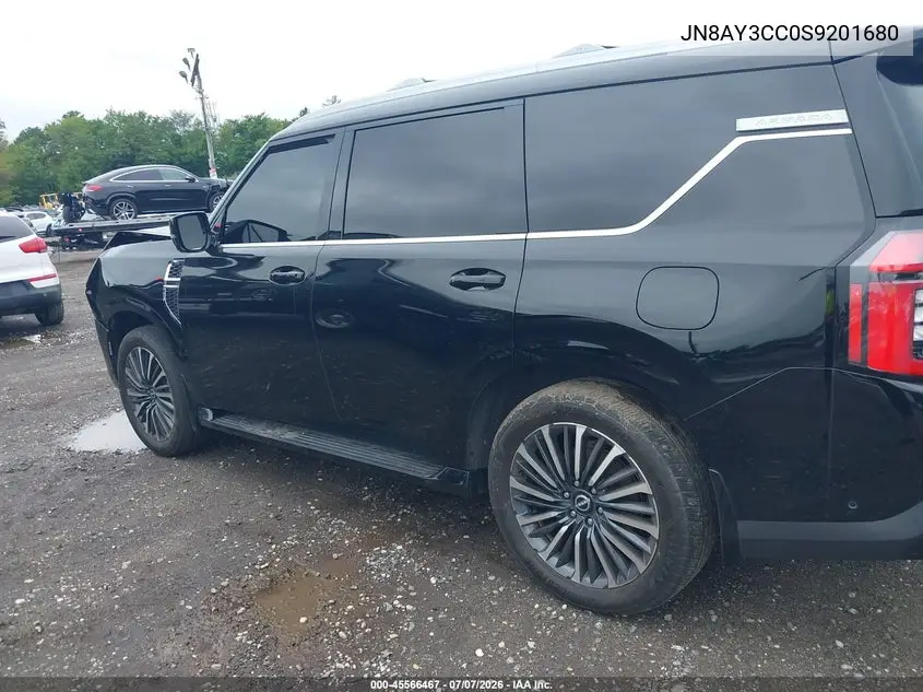 2025 Nissan Armada Platinum Reserve 4Wd VIN: JN8AY3CC0S9201680 Lot: 45566467