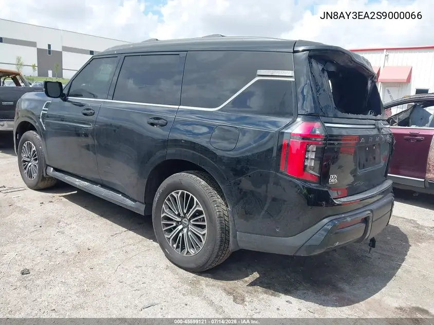 2025 Nissan Armada Platinum 2Wd VIN: JN8AY3EA2S9000066 Lot: 45599121
