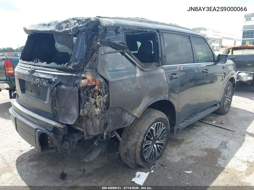 2025 Nissan Armada Platinum 2Wd VIN: JN8AY3EA2S9000066 Lot: 45599121
