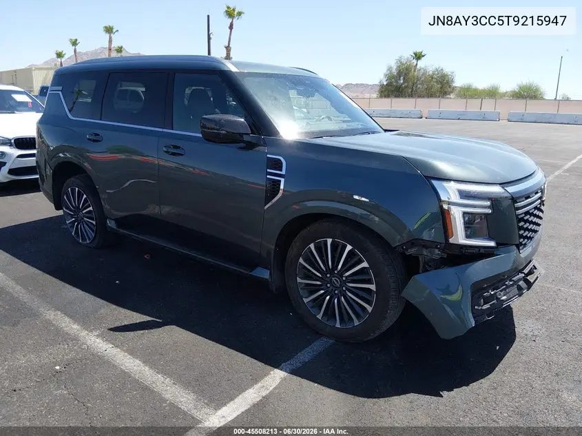 2026 Nissan Armada Platinum Reserve VIN: JN8AY3CC5T9215947 Lot: 45508213