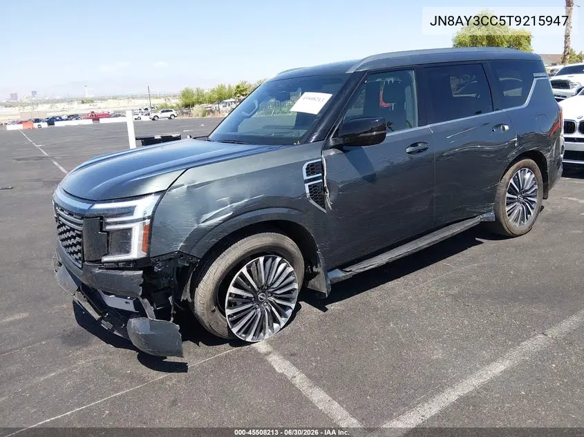 2026 Nissan Armada Platinum Reserve VIN: JN8AY3CC5T9215947 Lot: 45508213