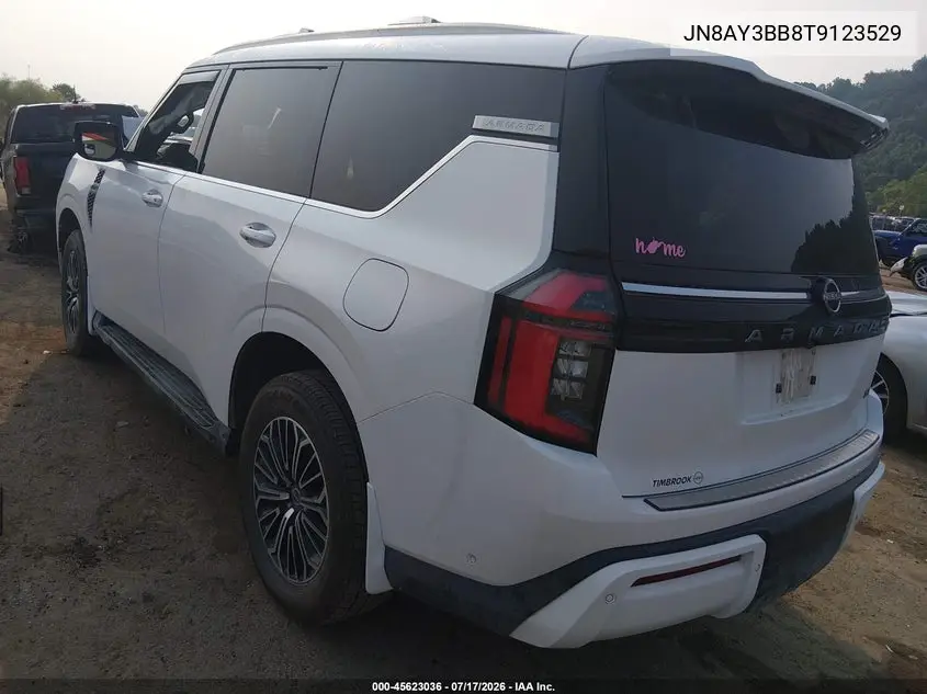 2026 Nissan Armada Sl VIN: JN8AY3BB8T9123529 Lot: 45623036