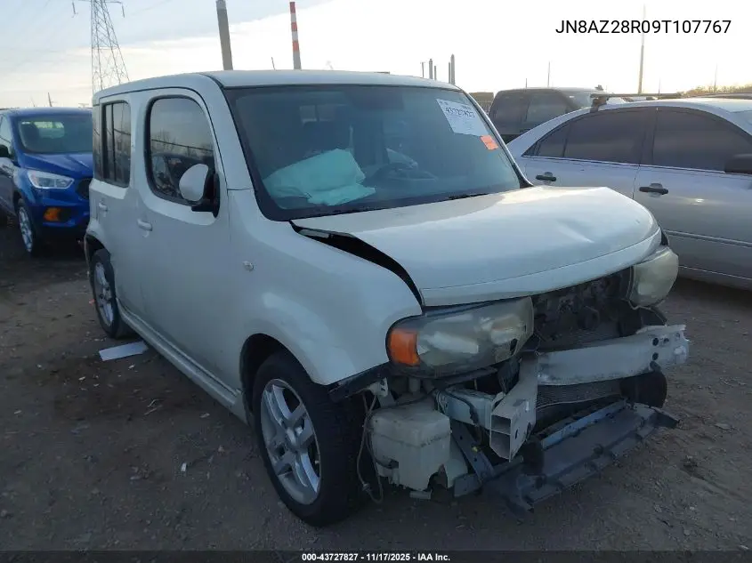2009 Nissan Cube 1.8Sl VIN: JN8AZ28R09T107767 Lot: 43727827