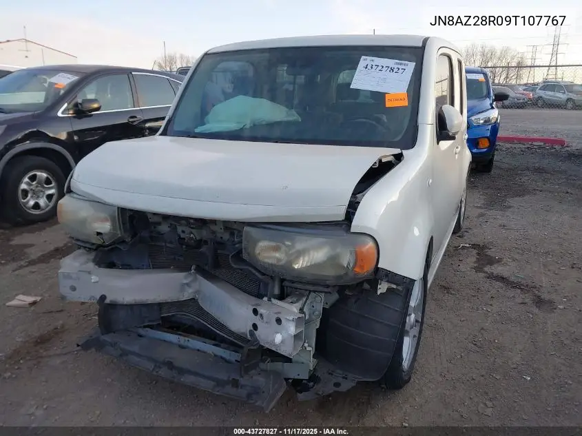 2009 Nissan Cube 1.8Sl VIN: JN8AZ28R09T107767 Lot: 43727827