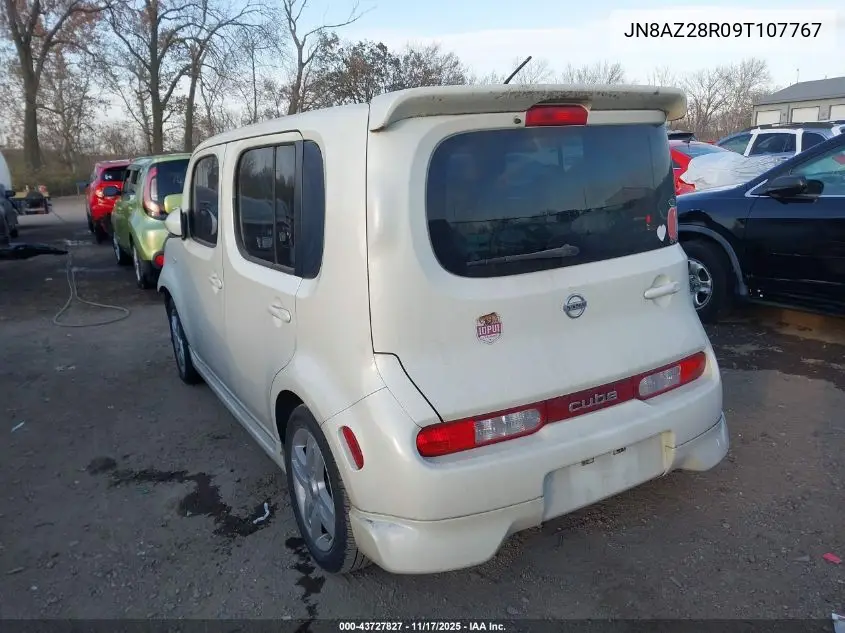 2009 Nissan Cube 1.8Sl VIN: JN8AZ28R09T107767 Lot: 43727827