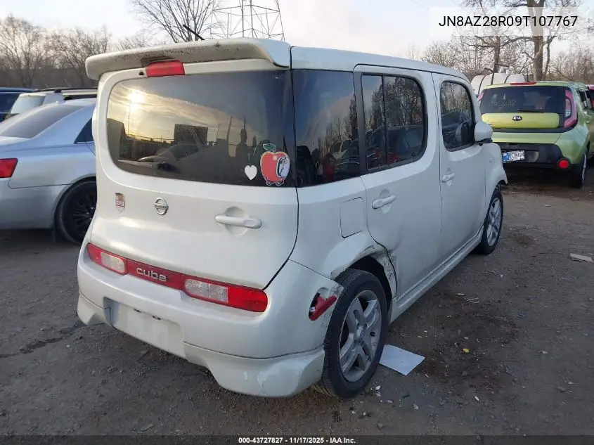 2009 Nissan Cube 1.8Sl VIN: JN8AZ28R09T107767 Lot: 43727827