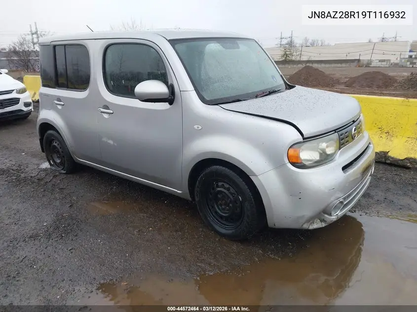 2009 Nissan Cube 1.8S VIN: JN8AZ28R19T116932 Lot: 44572464