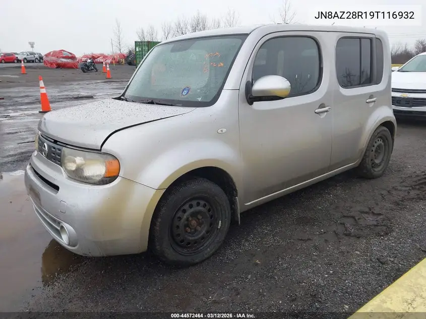 2009 Nissan Cube 1.8S VIN: JN8AZ28R19T116932 Lot: 44572464
