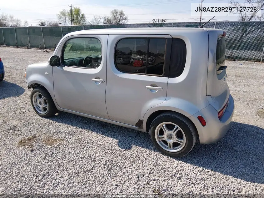 2009 Nissan Cube 1.8S VIN: JN8AZ28R29T127728 Lot: 44703802