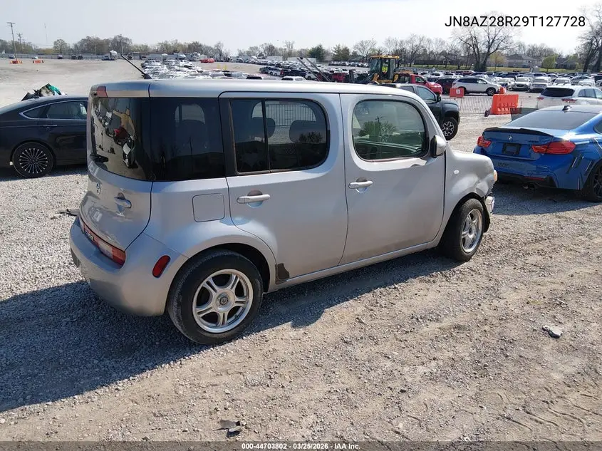 2009 Nissan Cube 1.8S VIN: JN8AZ28R29T127728 Lot: 44703802