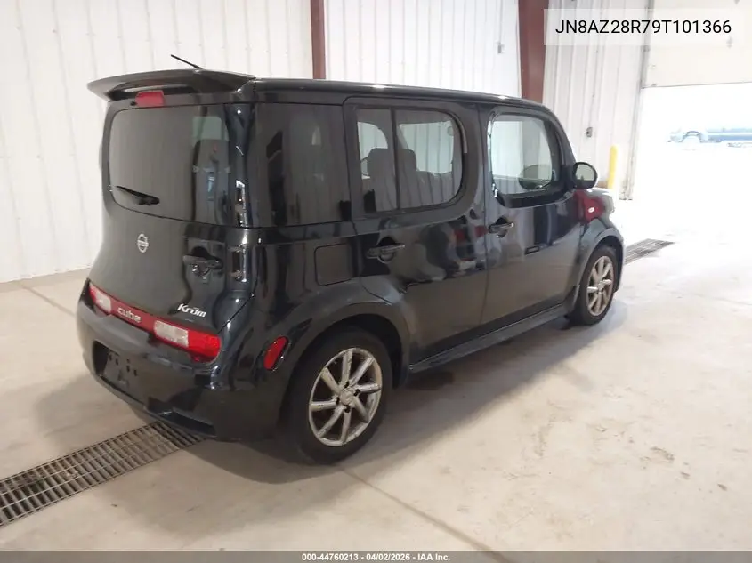 2009 Nissan Cube 1.8 Krom VIN: JN8AZ28R79T101366 Lot: 44760213