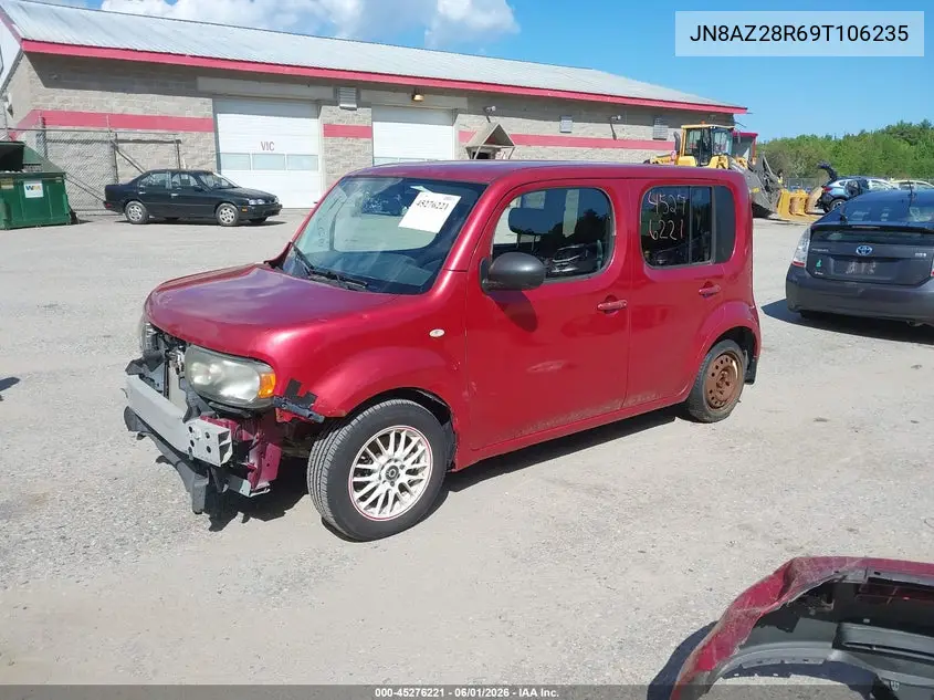 2009 Nissan Cube 1.8 VIN: JN8AZ28R69T106235 Lot: 45276221