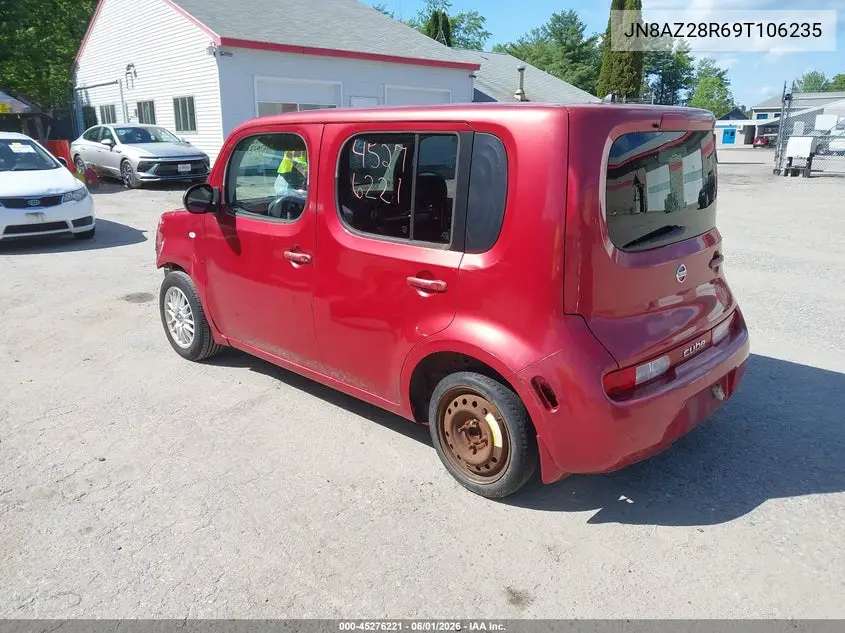 2009 Nissan Cube 1.8 VIN: JN8AZ28R69T106235 Lot: 45276221