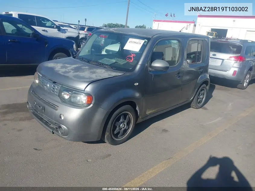 2009 Nissan Cube 1.8S VIN: JN8AZ28R19T103002 Lot: 45350424