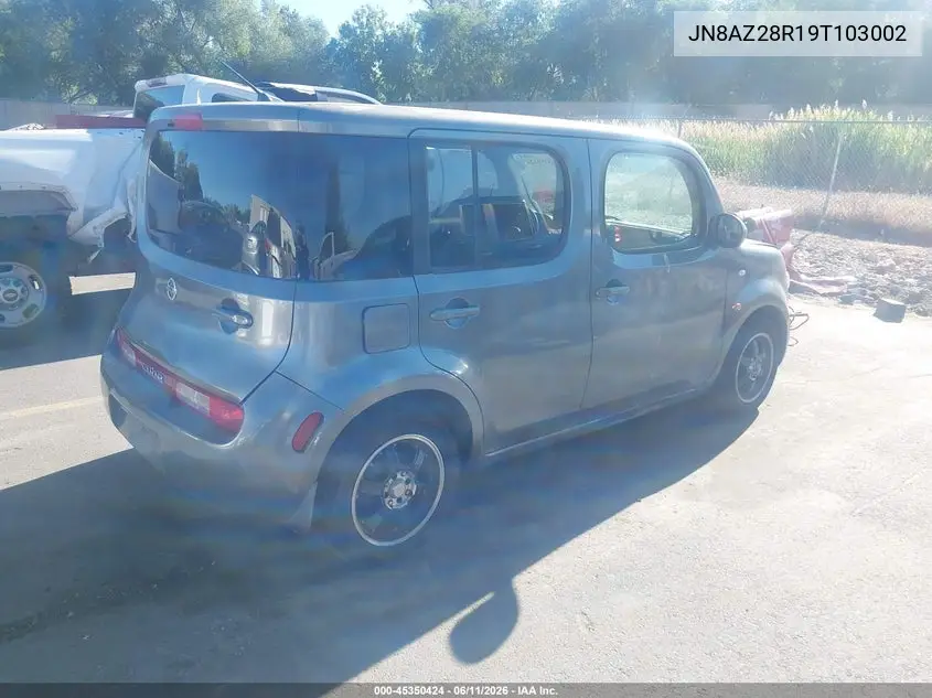 2009 Nissan Cube 1.8S VIN: JN8AZ28R19T103002 Lot: 45350424