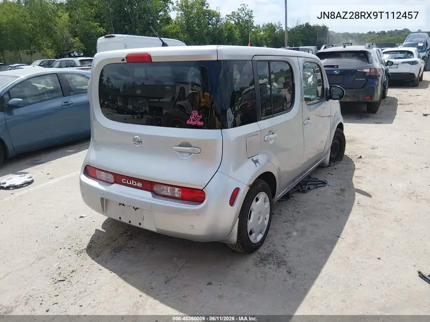 2009 Nissan Cube 1.8S VIN: JN8AZ28RX9T112457 Lot: 45360009