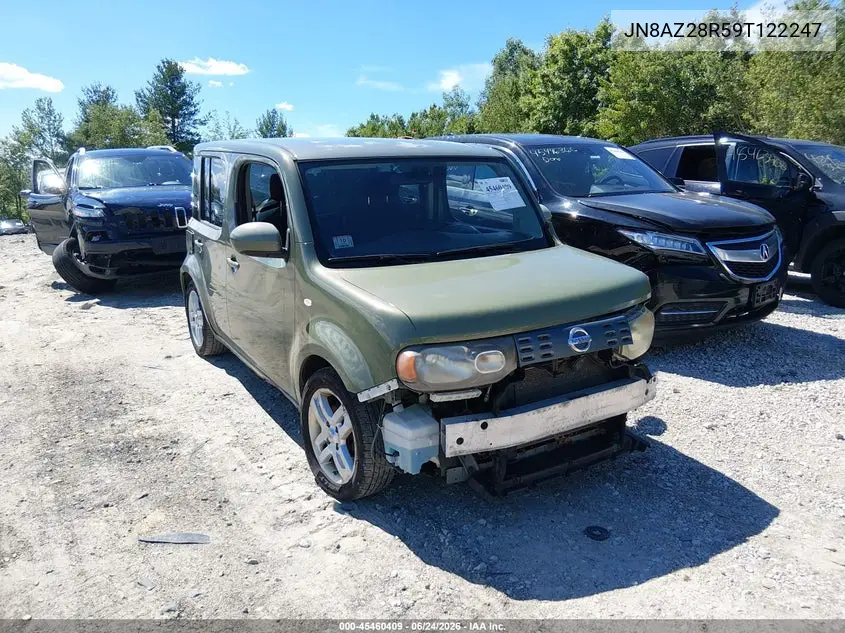2009 Nissan Cube 1.8Sl VIN: JN8AZ28R59T122247 Lot: 45460409