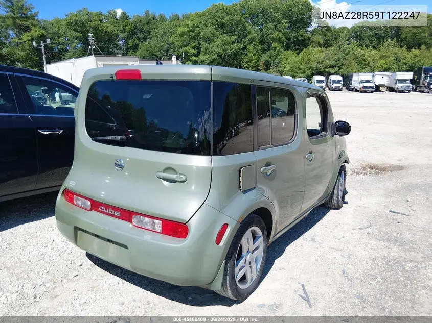 2009 Nissan Cube 1.8Sl VIN: JN8AZ28R59T122247 Lot: 45460409