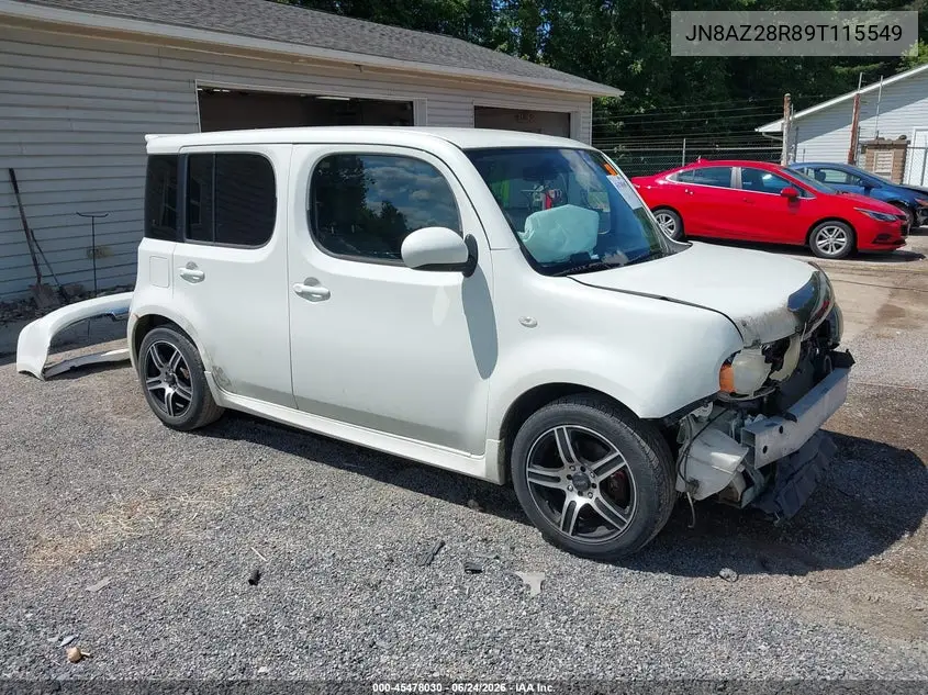 2009 Nissan Cube 1.8 Krom VIN: JN8AZ28R89T115549 Lot: 45478030