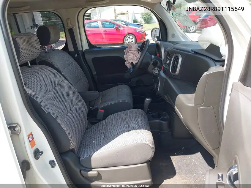 2009 Nissan Cube 1.8 Krom VIN: JN8AZ28R89T115549 Lot: 45478030