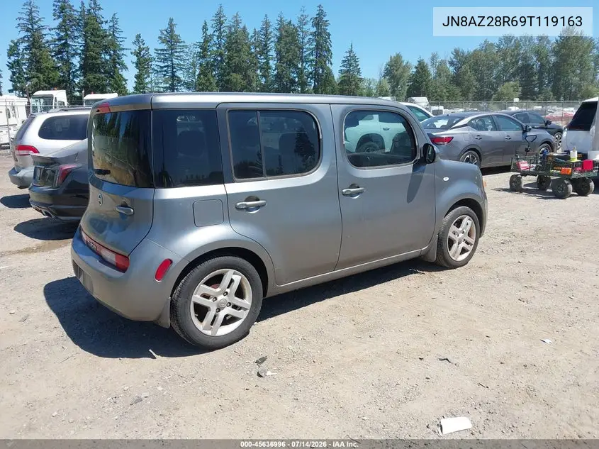 2009 Nissan Cube 1.8Sl VIN: JN8AZ28R69T119163 Lot: 45636996