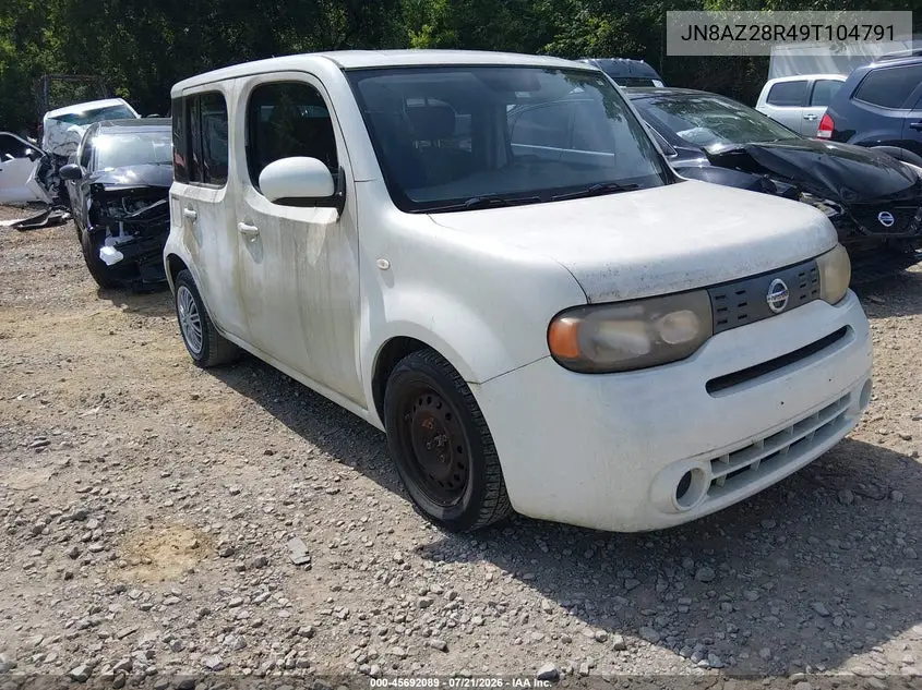 2009 Nissan Cube 1.8S VIN: JN8AZ28R49T104791 Lot: 45692089