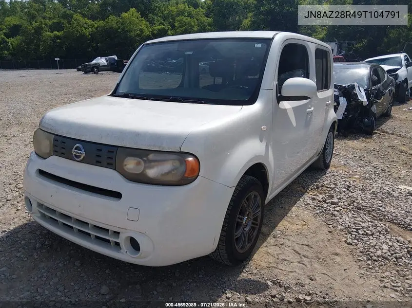 2009 Nissan Cube 1.8S VIN: JN8AZ28R49T104791 Lot: 45692089