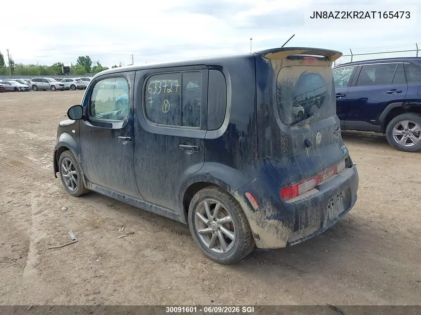 2010 Nissan Cube S/Sl/Krom VIN: JN8AZ2KR2AT165473 Lot: 30091601