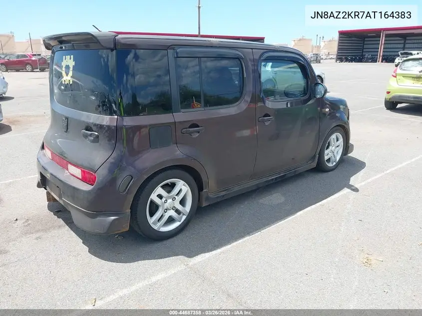 2010 Nissan Cube 1.8S VIN: JN8AZ2KR7AT164383 Lot: 44687358