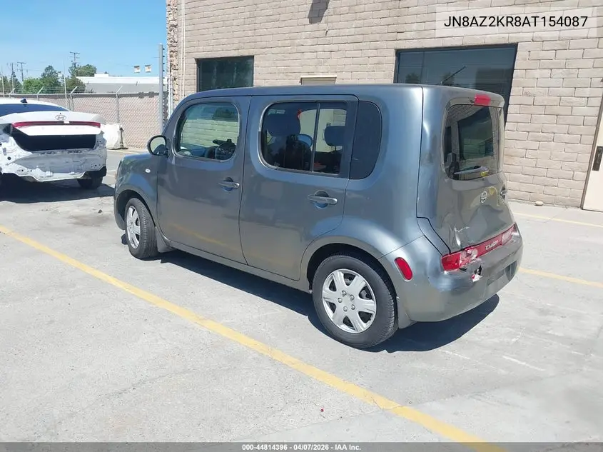 2010 Nissan Cube 1.8S VIN: JN8AZ2KR8AT154087 Lot: 44814396