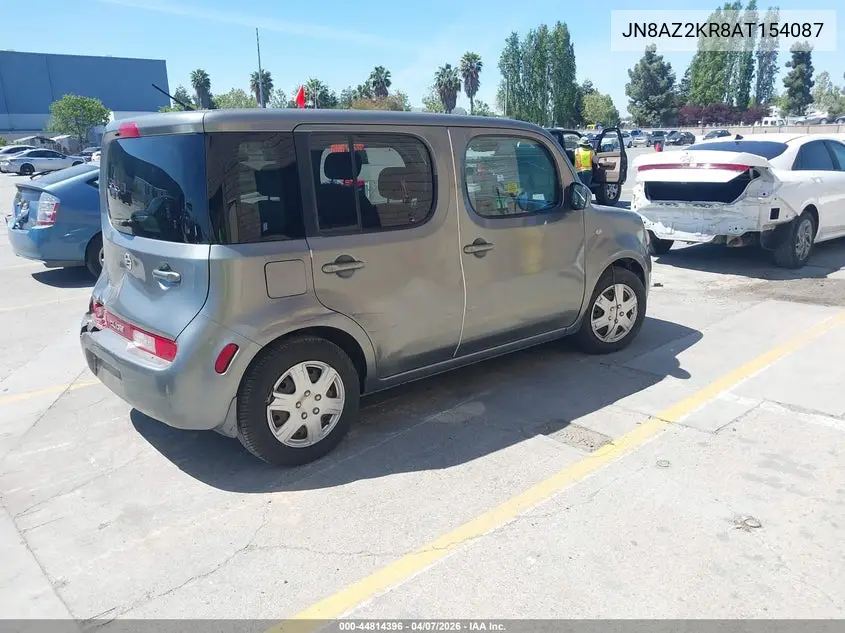 2010 Nissan Cube 1.8S VIN: JN8AZ2KR8AT154087 Lot: 44814396
