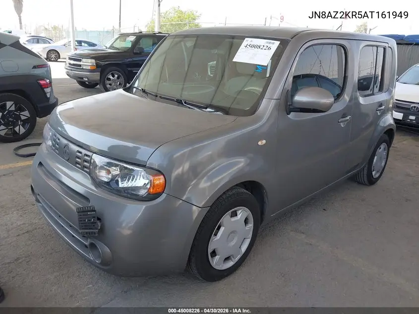 2010 Nissan Cube 1.8S VIN: JN8AZ2KR5AT161949 Lot: 45008226